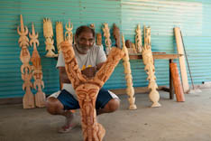 Nouvelle Calédonie, sculpteurs kanaks - 40
